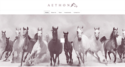 Desktop Screenshot of aethonenergy.com